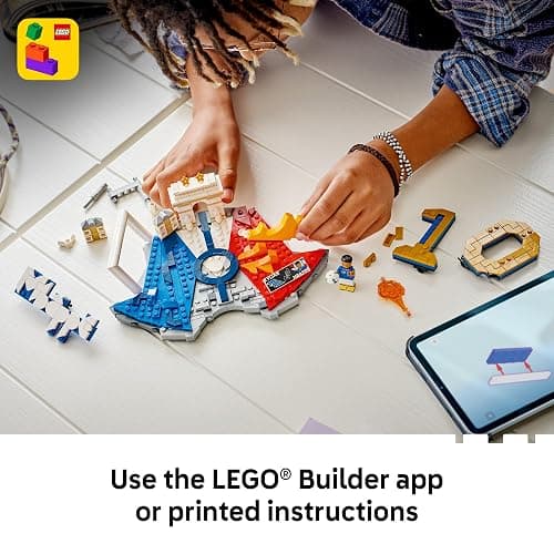 LEGO Editions Kylian Mbappé – Soccer Highlights - Building Set for Boys & Girls, Ages 10+ - Collectible Soccer Gift with Plaque - Kids Bedroom or Shelf Decor - 43013 thumbnail 7