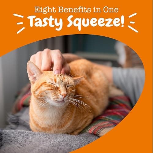 Zesty Paws 8-in-1 Multivitamin Cat Vitamins & Supplements Mousse - Cat Vitamins for Indoor Cats - Healthy Treat Squeeze Up for Gut, Immune, Heart, Skin & Coat Support - Chicken 14ct thumbnail 5