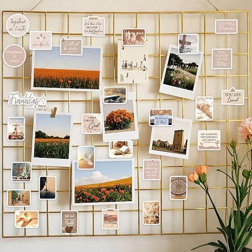 Christian Prayer Board Stickers, 50 Pcs Prayer Vision Board Supplies for Women Girls, Inspirational Bible Verses Decals for Journaling Scrapbook Planner Wall Décor, Faith Based Gifts thumbnail 2