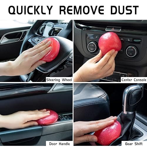 TICARVE 2Pack Cleaning Gel Car Putty Car Clean Putty Gel Auto Tools Car Interior Cleaner Car Cleaner Car Cleaning Slime Car Assecories Keyboard Cleaner Rose (320g/11.2oz) thumbnail 3