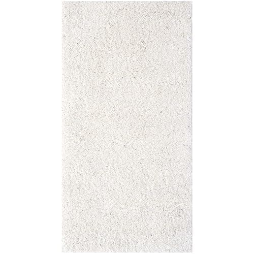 THE RUGS Living Room Rug - Shaggy Soft And Elegant Carpets For The Bedrooms And Kitchen, Easy To Clean, Many Different Sizes (80x150 cm, White) thumbnail 6