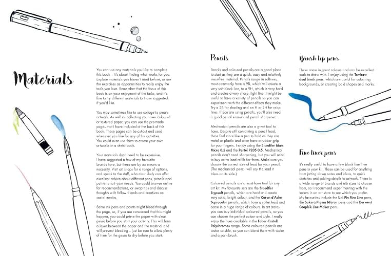 365 Days of Art in Nature: Find Inspiration Every Day in the Natural World (Adult Art Activity and Colouring Book) thumbnail 4