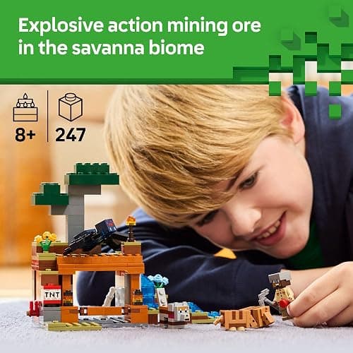 LEGO Minecraft The Armadillo Mine Expedition Toy Figures and Playset - Building Minecraft Toy for Kids, Boys and Girls, Ages 8+ - with Gaming Figures for Pretend Play - Gift Idea for Birthdays - 21269 thumbnail 2