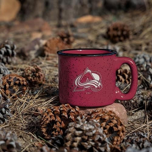 Rico Industries NHL Hockey Speckle 12oz Laser Engraved Campfire Mug thumbnail 3
