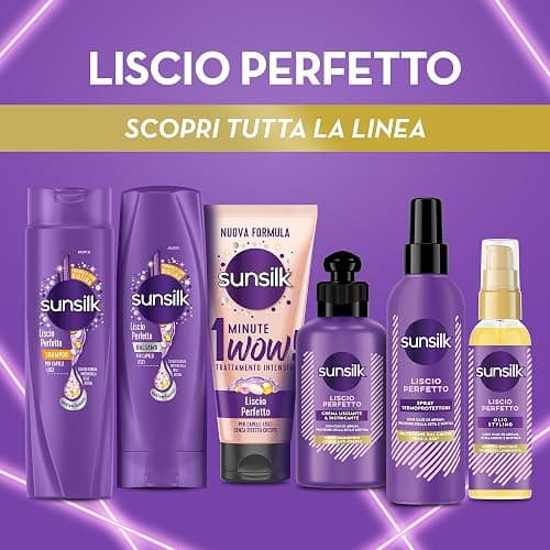 Sunsilk Spray Termoprotettore Capelli, Linea Liscio Perfetto, Senza Risciacquo, Anticrespo Capelli, Protegge dal Calore, Texture Ultra-leggera, con Olio di Argan, Proteine della Seta e Biotina, 200ml thumbnail 6