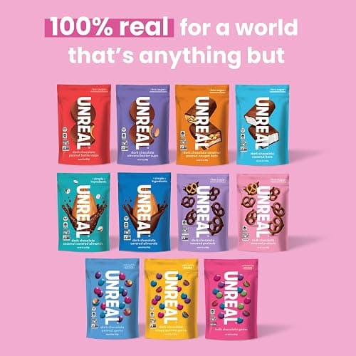 UNREAL Milk Chocolate Covered Pretzels, 7g Sugar, Chocolate Candy Treat Bag, Gluten Free, Fair Trade, Non-GMO, 3.5oz (Pack of 3) thumbnail 6