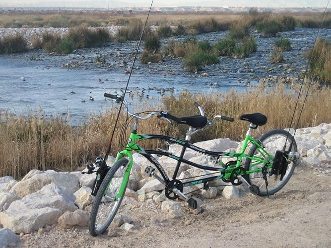 Fishing Rod Holder For Bike, Very Easy Mounting to Bike, Secures 2 Rods for Bicycle Fishing thumbnail 7
