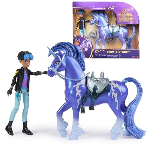 Unicorn Academy - L'Ecole des Licornes - Licorne Storm + Poupée Rory - Licorne, Poupée Et Accessoires À Collectionner- Jouets Inspirés De La Série L'Ecole des Licornes - Jouet Enfant 4 Ans Et + - Image 1
