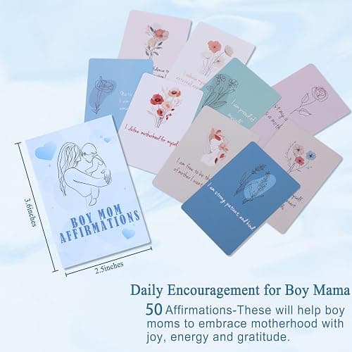 New Boy Mom Gifts, First 1st Birthday Mothers Day Gifts for New Mom Set of 7 thumbnail 5
