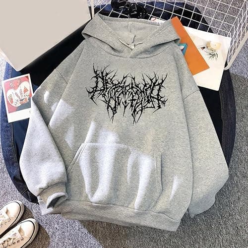 Y2K Grunge Gothic Graphics Hoodies Women Harajuku Aesthetic Hiphop Long Sleeve Oversized Sweatshirt Streetwear Autu thumbnail 4