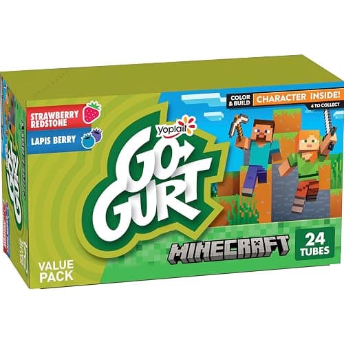 Go-GURT The Super Mario Galaxy Movie, Strawberry and Berry, Kids Fat Free Yogurt Tubes, Gluten Free, 24 Ct, 48 oz - Image 1