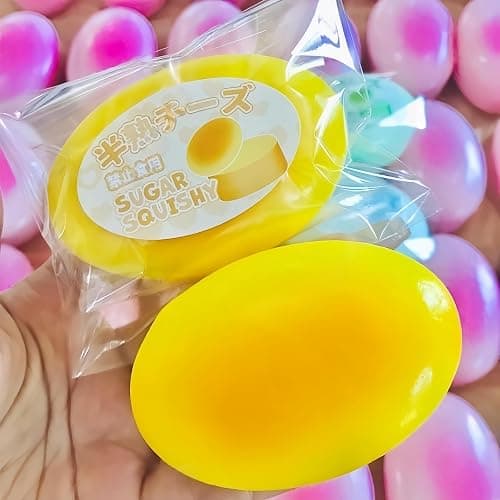 SUISUILE 4 Packs Sticky Bread Squishy Toys, Super Soft Slow Rising Squishy, Realistic Bread Shaped Slow Rebound Squeeze Toy, Kawaii Food Squishies Fidget Toys for Stress Relief (Style B) thumbnail 5