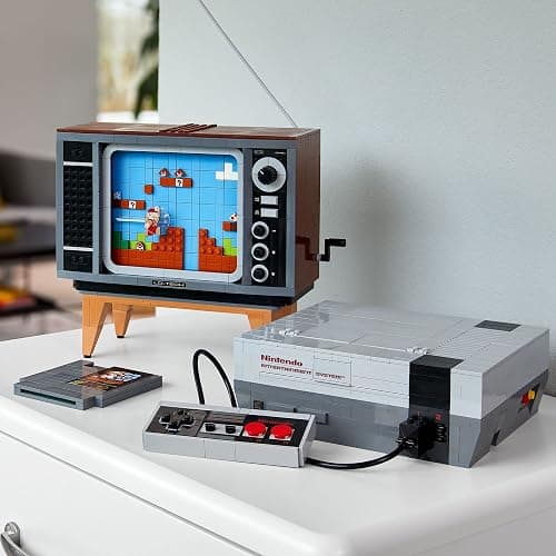 LEGO Super Mario Nintendo Entertainment System 71374 Gameplay Building Set, Model Kits for Adults to Build, DIY Creative Activity, Collectible Gift Idea thumbnail 4