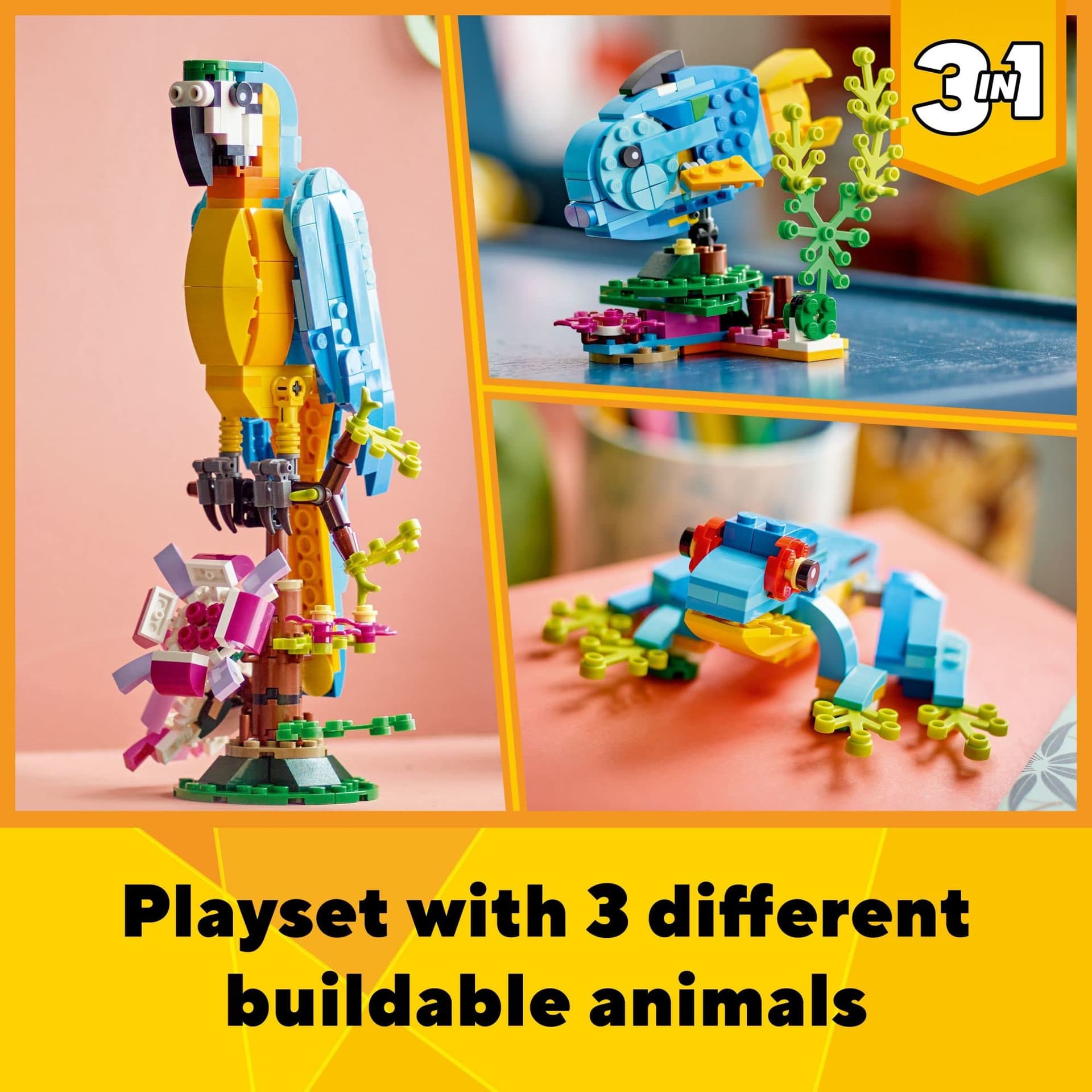 LEGO® Creator Papagaio Exótico 31136; Conjunto de Construção (253 Peças) thumbnail 2