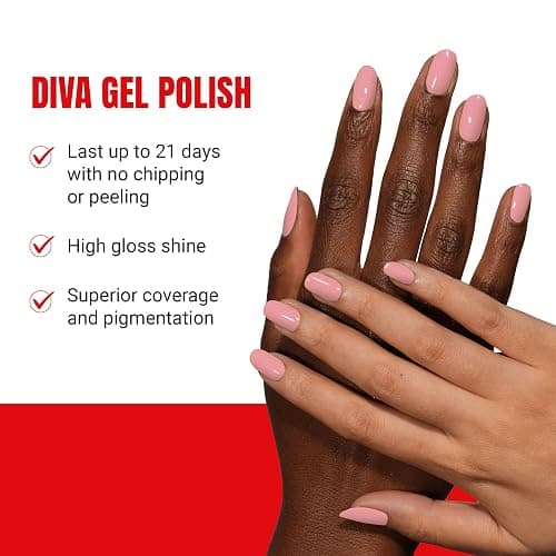 DND Diva Gel Polish Set, First Class Collection, UV/LED GelPolish and Air Dry Nail Lacquer, Matching Chip-Free Polish Duo, 0.5 Fl Oz Each thumbnail 2