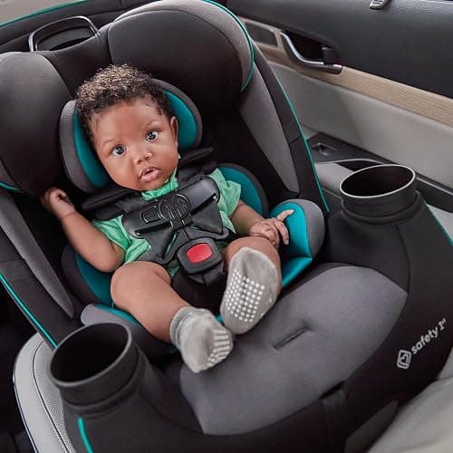 Safety 1st Grow and Go All-in-One Slim Convertible Car Seat, Rear Facing, 5-40 lbs, Forward Facing (30–65 lbs), High Back Booster Seat 40-100 pounds, Iron Frost thumbnail 10