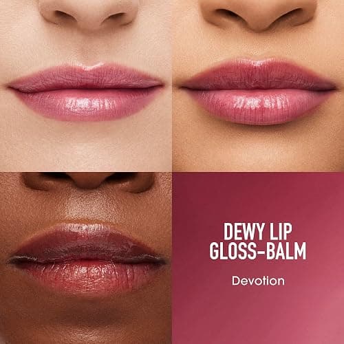 bareMinerals Dewy Lip Gloss-Balm, Hydrating Lip Gloss + Tinted Lip Balm Hybrid, Shine Finish + 24HR Hydration, For Soft + Smooth Lips, Non-Sticky, Vegan thumbnail 3