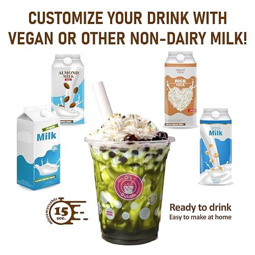 O's Bubble Boba Tea Kit - Bubble Tea Kit - All in One Boba Kit for Boba Tea Lovers - Boba Party Kit for Boba Drinks - Boba Kit for Kids - 6 Servings Includes Cups, Straws, Stirrer (Party Kit Variety Pack Upgrade) thumbnail 5