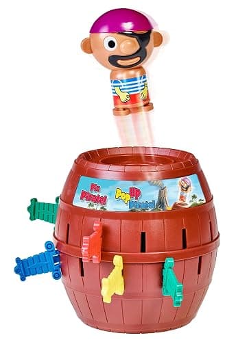 TOMY Pop Up Pirate Board Game - Family and Preschool Kids Games for Family Game Night - Winter Break Activities- Girls and Boys Games - 2-4 Players - Ages 4 Years and Up thumbnail 2