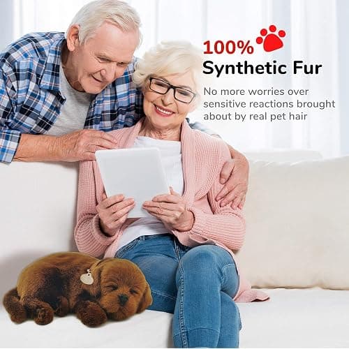 Perfect Petzzz Original Petzzz Chocolate Lab, Realistic, Life-Like Stuffed Interactive Plush Toy, Electronic Pets, Companion Pet Dog with 100% Handcrafted Synthetic Fur thumbnail 6