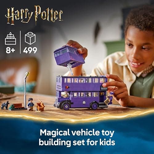 LEGO Harry Potter Knight Bus Adventure - Building Toy for Kids, Boys, and Girls, Ages 8+ - Iconic Bus from Harry Potter and The Prisoner of Azkaban - with 5 Minifigures - Birthday Gift Idea - 76446 thumbnail 2