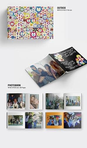 NewJeans Supernatural NJ X MURAKAMI Japan Double Single Album with Tracking Sealed New Jeans Drawstring Bag Version thumbnail 3