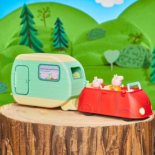 Peppa Pig Caravan Playset for Girls and Boys, 3 Figures, 6 Accessories, Preschool Toys, Kids Gifts, Ages 3+ thumbnail 6
