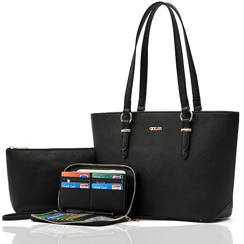 Purses And Wallets Set For Women Work Tote Satchel Handbags Shoulder Bag Top Handle Totes Purse With Matching Wallet - Image 1