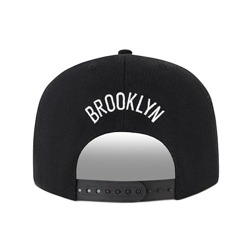 Ultra Game Men NBA Official Twill Snap Back Ultimate Black Baseball Cap Hat thumbnail 3