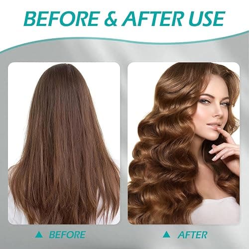 6 Stück Heatless Curls Band,GeeRic Heatless Curls Band mit Satin-Haartuch und Duschhaube Lockenwickler Heatless Curls für Alle Haartypen thumbnail 4