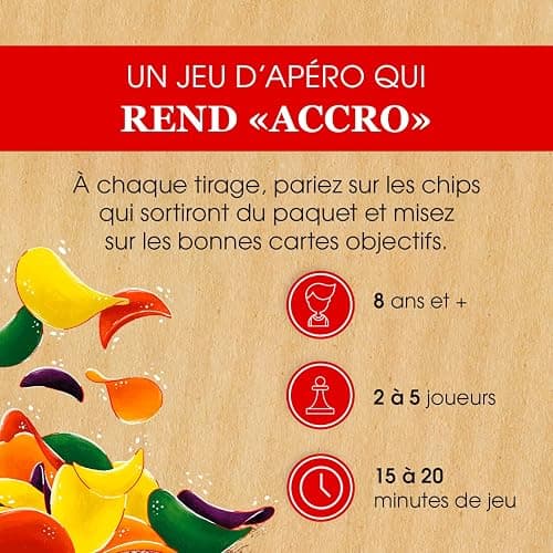 Mixlore - Paquet de Chips - Jeu de Société Idéal pour s'Amuser en Famille ou Entre Amis en Soirée - De 2 à 5 Joueurs - Jeu d'Ambiance - À Partir de 8 Ans thumbnail 2