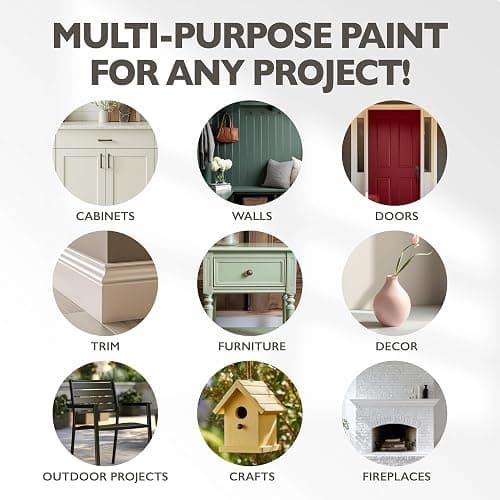 EVOLVE Tru Coat All-In-One Paint & Primer, Quart, Semi-Gloss Posy Pink – Interior/Exterior, One Coat Durable Multi-Surface Paint for Cabinets, Furniture, Walls & Doors thumbnail 3