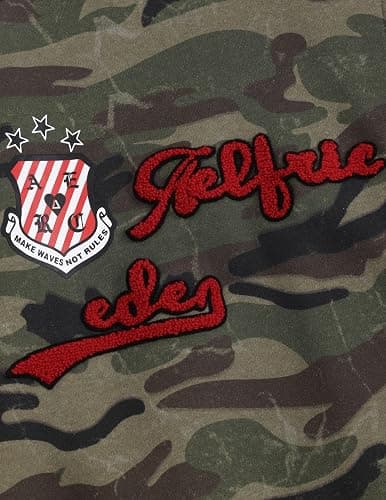 Aelfric Eden Camo Zip Up Hoodie with Studded Y2k Graphic Oversized Hoodies Vintage Streetwear Outfits thumbnail 5