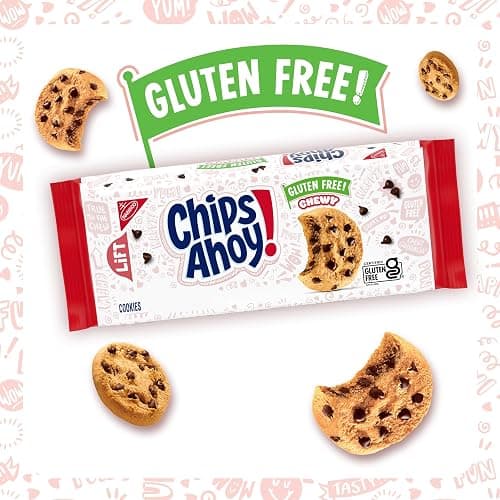 CHIPS AHOY! Chewy Gluten Free Fudgy Chocolate Chip Cookies, 9.75 oz (Pack of 2) thumbnail 5