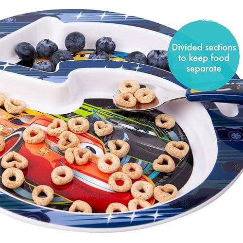 The First Years Disney/Pixar Cars Dinnerware Set - Toddler Plates and Toddler Utensils - 4 Count thumbnail 5