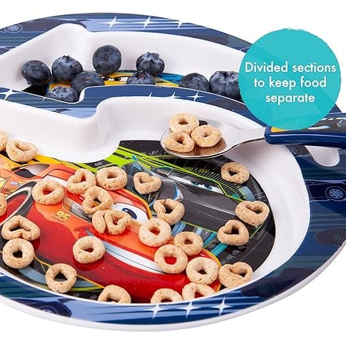 The First Years Disney/Pixar Cars Dinnerware Set - Toddler Plates and Toddler Utensils - 4 Count thumbnail 6