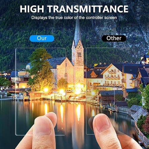 FPVtosky 2 Lens Protector + 2 LCD Screen Protector for DJI Osmo Pocket 3, DJI Pocket 3 OP3 Tempered Glass Film Accessories, 9H Hardness, Touch Sensitive, Full Screen Protection thumbnail 3