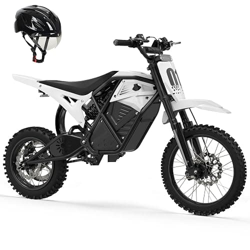 ESKUTE Electric Dirt Bike for Teens Adults, Mid-Drive Motor 3500W Peak, Electric Motorcycle 48V23Ah Battery, Hydraulic Brake,53Mile,38mph, Hydraulic Nitrogen Shock Absorbers - Image 1