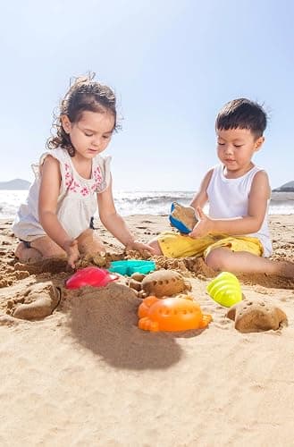 Hape Sea Creatures Sand and Beach Toy Set Toys, Multicolor thumbnail 5