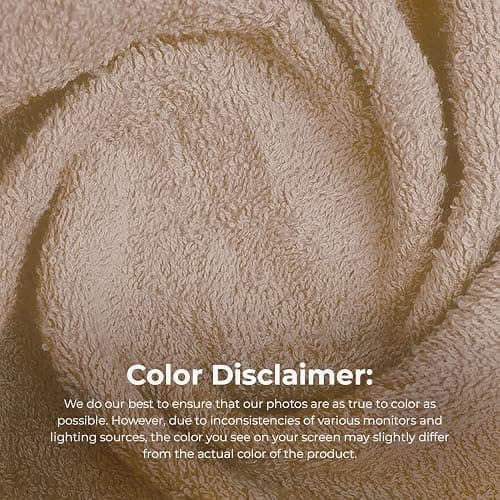 Avalon Towels Salon Towel - Beige Hand Towels Bulk Pack of 24 - 100% Cotton Absorbent Spa, Facial & Gym Towel for Working Out - 16x27 Inches (Not Bleach Proof) thumbnail 9