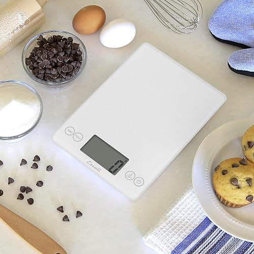 Escali Arti Digital Food Scale, Multi-Functional Kitchen Appliance, Precise Weight Measuring and Portion Control, Baking and Cooking Made Simple, Tempered Glass, Frost White thumbnail 7