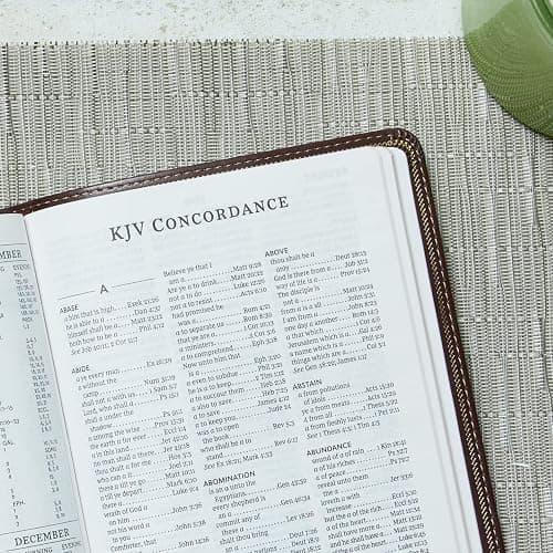 KJV Holy Bible: Personal Size Giant Print with 43,000 Cross References, Deluxe Burgundy Leathersoft, Red Letter, Comfort Print: King James Version thumbnail 9