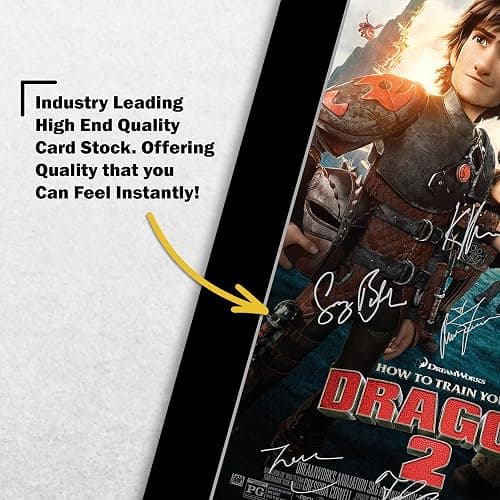 HWC Trading How to Train Your Dragon 2 Gifts Printed Poster Signed Autograph Picture for Movie Memorabilia Fans (ID-003231) - A4 Print Only thumbnail 4