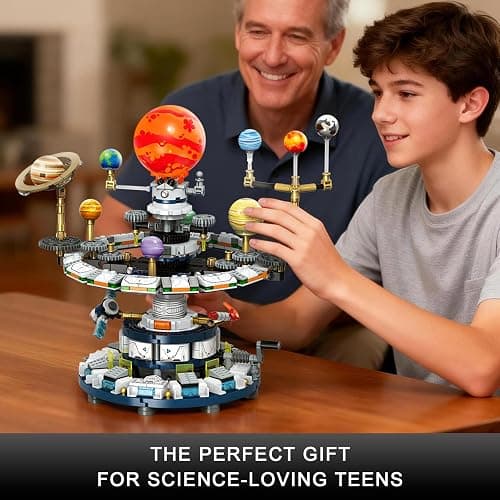 Loyratche Rotatable Solar System Building Set, Space Exploration Building Blocks Set, Solar System Toys for Birthday for Teens Ages 14+ (963pcs) thumbnail 7
