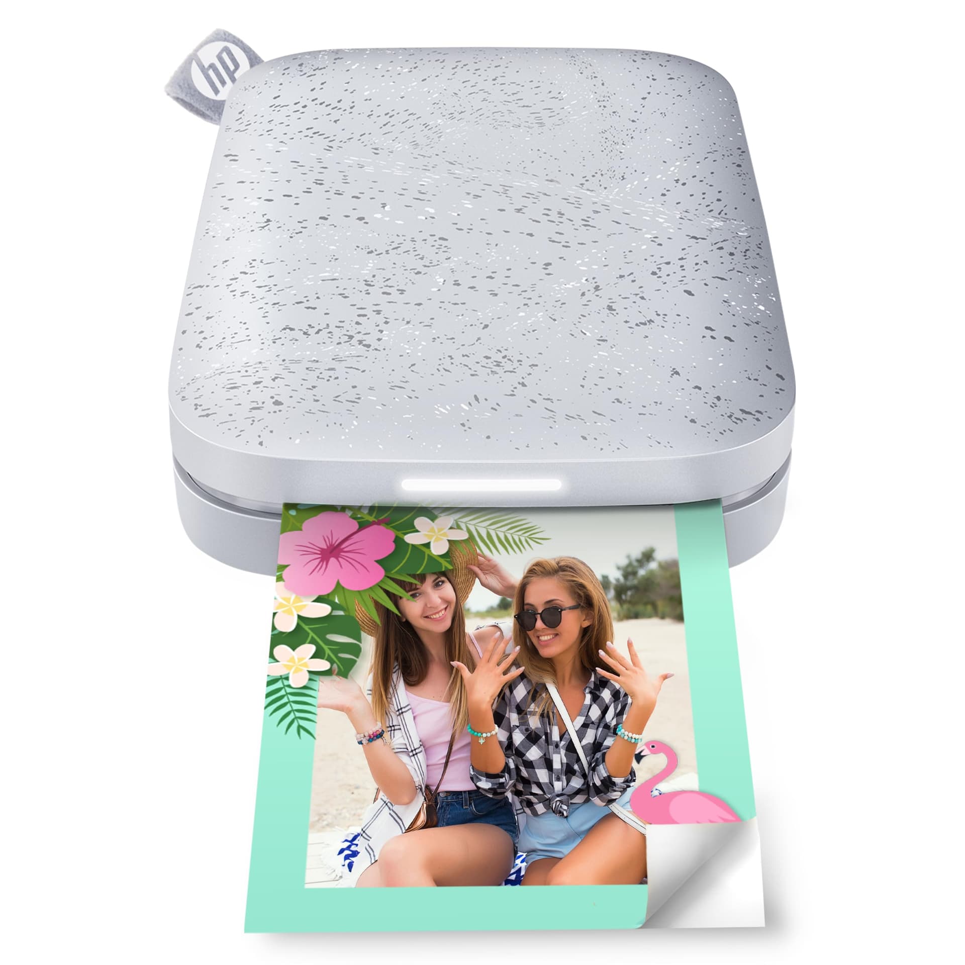 HP Sprocket 2 x 3 inch Instant Printer for Smartphones - Portable, Wireless Colour Printer - Zinc Photo Paper with Adhesive Backing - Prints from Compatible iOS & Android Devices via Bluetooth App - - Image 1