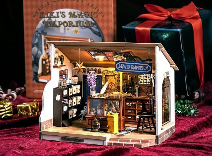 Rolife DIY Miniature Dollhouse Room Kit - Magic Potion Store Diorama Kit DIY Crafts Hobbies for Women/Men Gifts for Teens Adults Home Decor - Magic Potion Store thumbnail 6