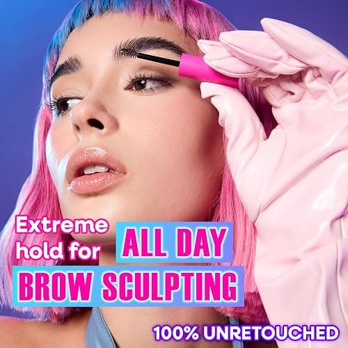 wet n wild Mega Stay Extreme Hold Brow Gel, Lightweight, Non-Sticky & Flake-Free Formula, Long-Lasting 16-Hour Wear, Sculpted & Laminated Brow Look, Easy Application, Cruelty-Free & Vegan - Clear thumbnail 4