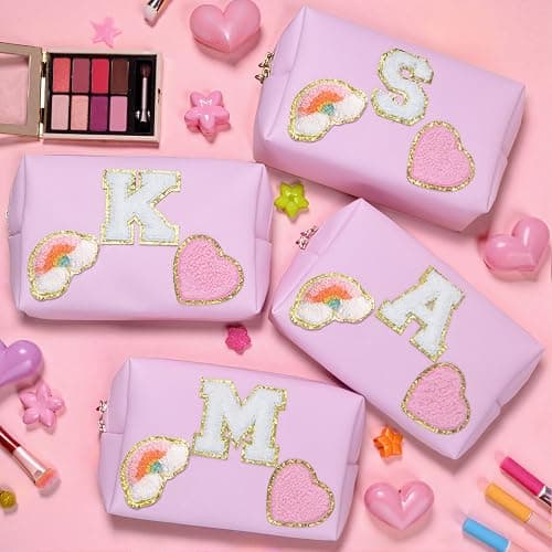 Elilier Birthday Gifts for Kids 4 5 6 7 8 9 10 11 12 year Old, Girl gifts Skin Care, Letter Pouch Cosmetic Toiletry Bag, Personalized Gift for Girl, Gift Bags thumbnail 3