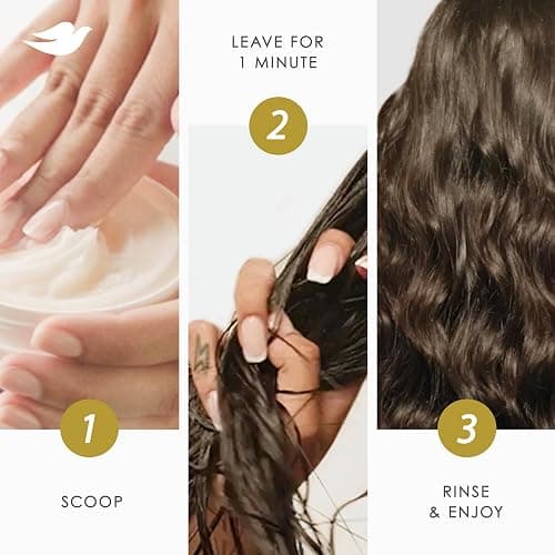 Dove Hair Intensive Repair 10in1 Serum Mask for Damaged Hair with Bio-Protein Care Technology and Amino Serum 9.2 fl oz thumbnail 8