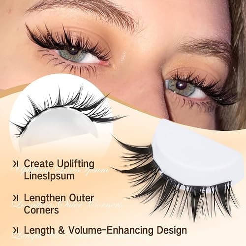 Cat Eye Lash Clusters Manga Eyelash Clusters thumbnail 2